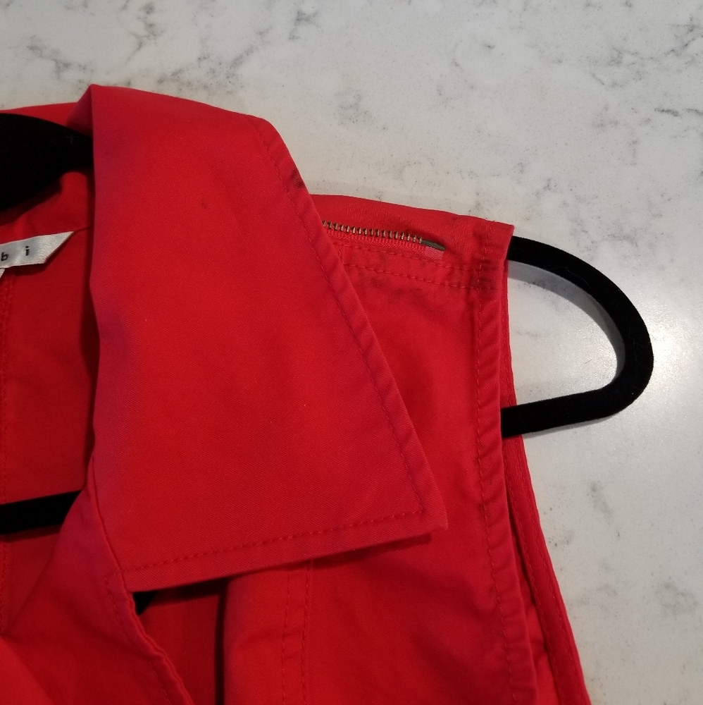👗CABI RED SLEVELESS DRESSCOAT. - Picture 11 of 16